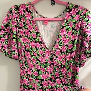 Lilly Pulitzer wrap dress size XL
